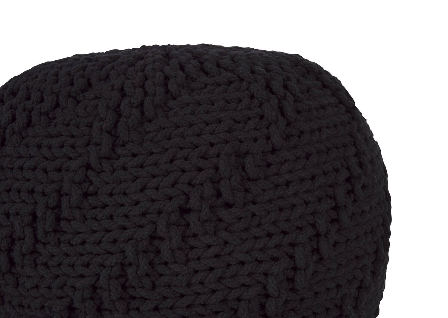 Roper Pouf Black