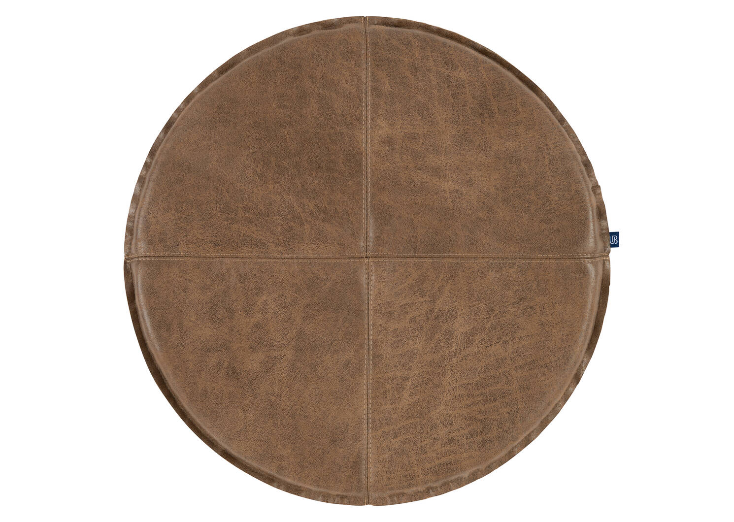 Coussin de siège similicuir Circle moka