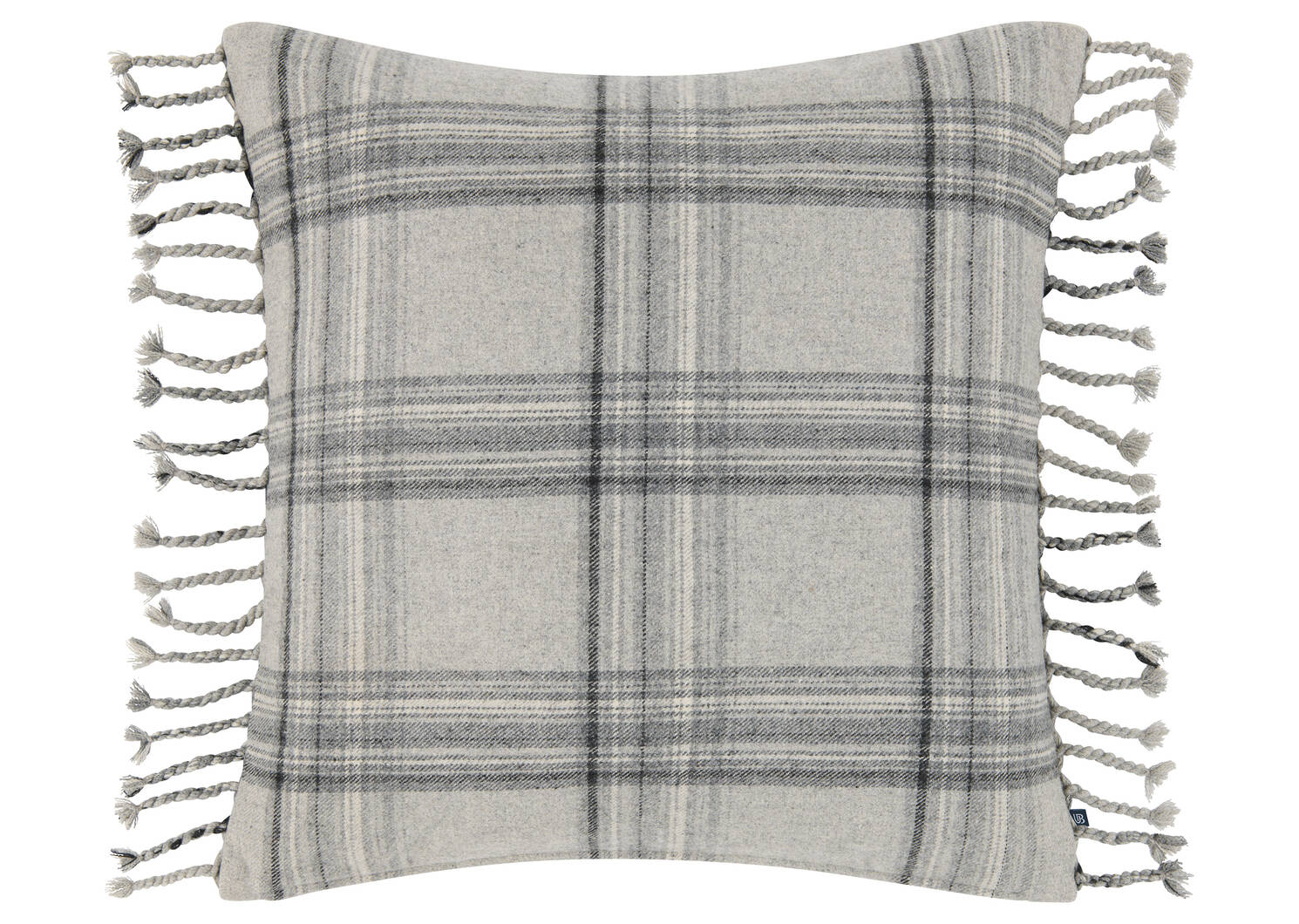 Harling Plaid Pillow 20X20 Grey