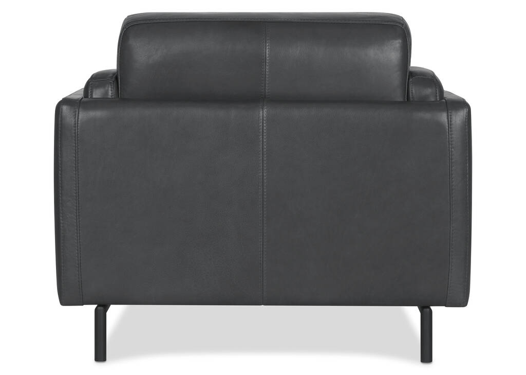 Renfrew Leather Armchair -Adler Grey