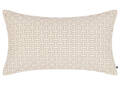 Monaro Cotton Pillow 14x24 Ivory/Blk