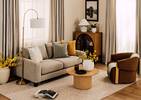 Tapis Alonzo 94x120 terre