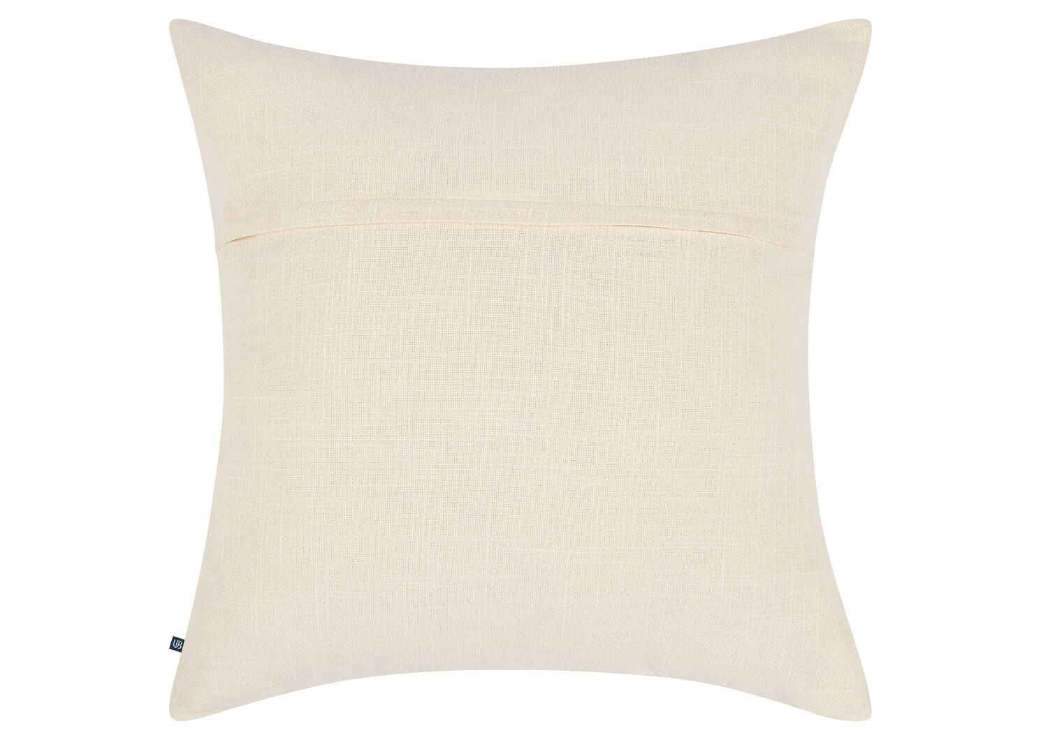 Coussin coton floral Ramea 20x20 iv/brun