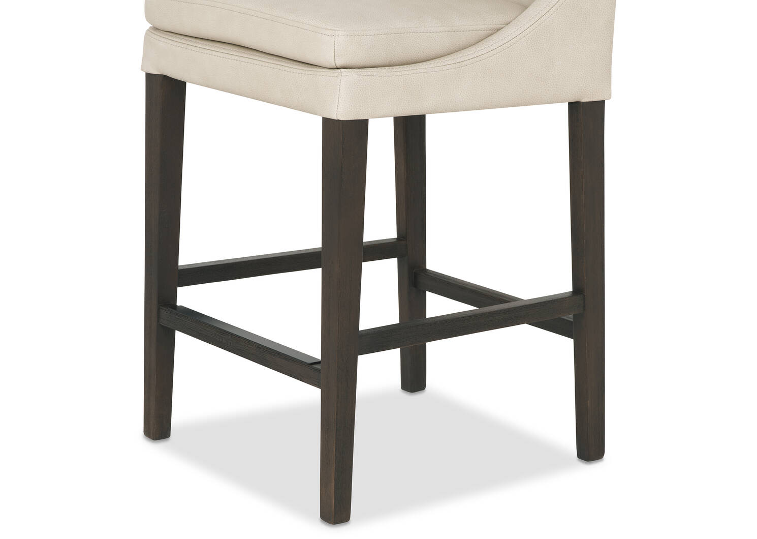 Tabouret en cuir Maurizio -Torino dune