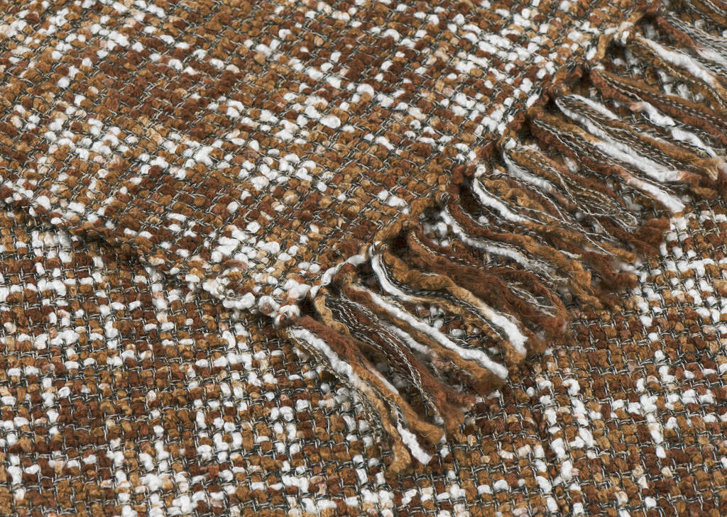 Jeté Betina ivoire/brun