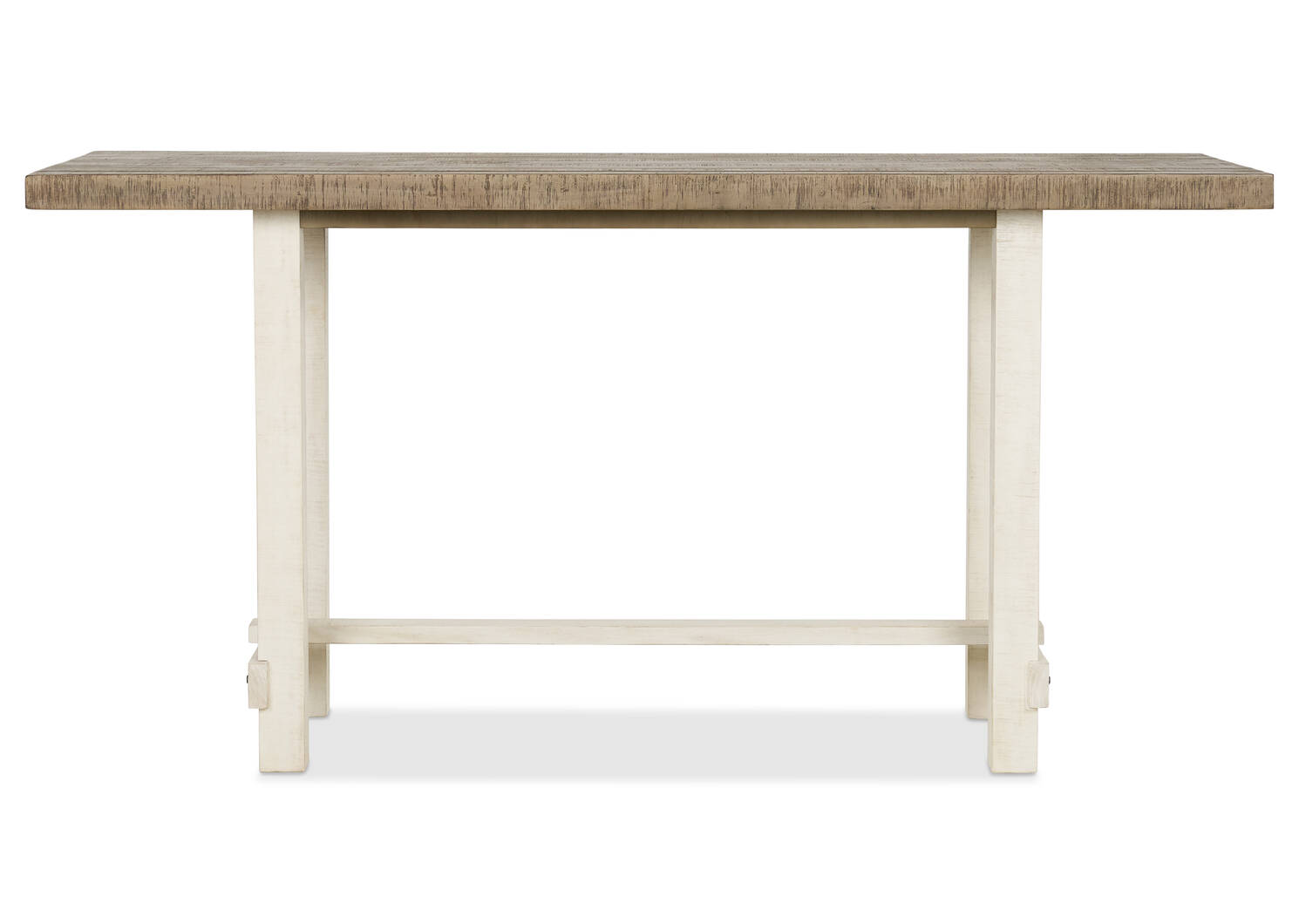 Rutherford Counter Table -Herst Dune/Wht