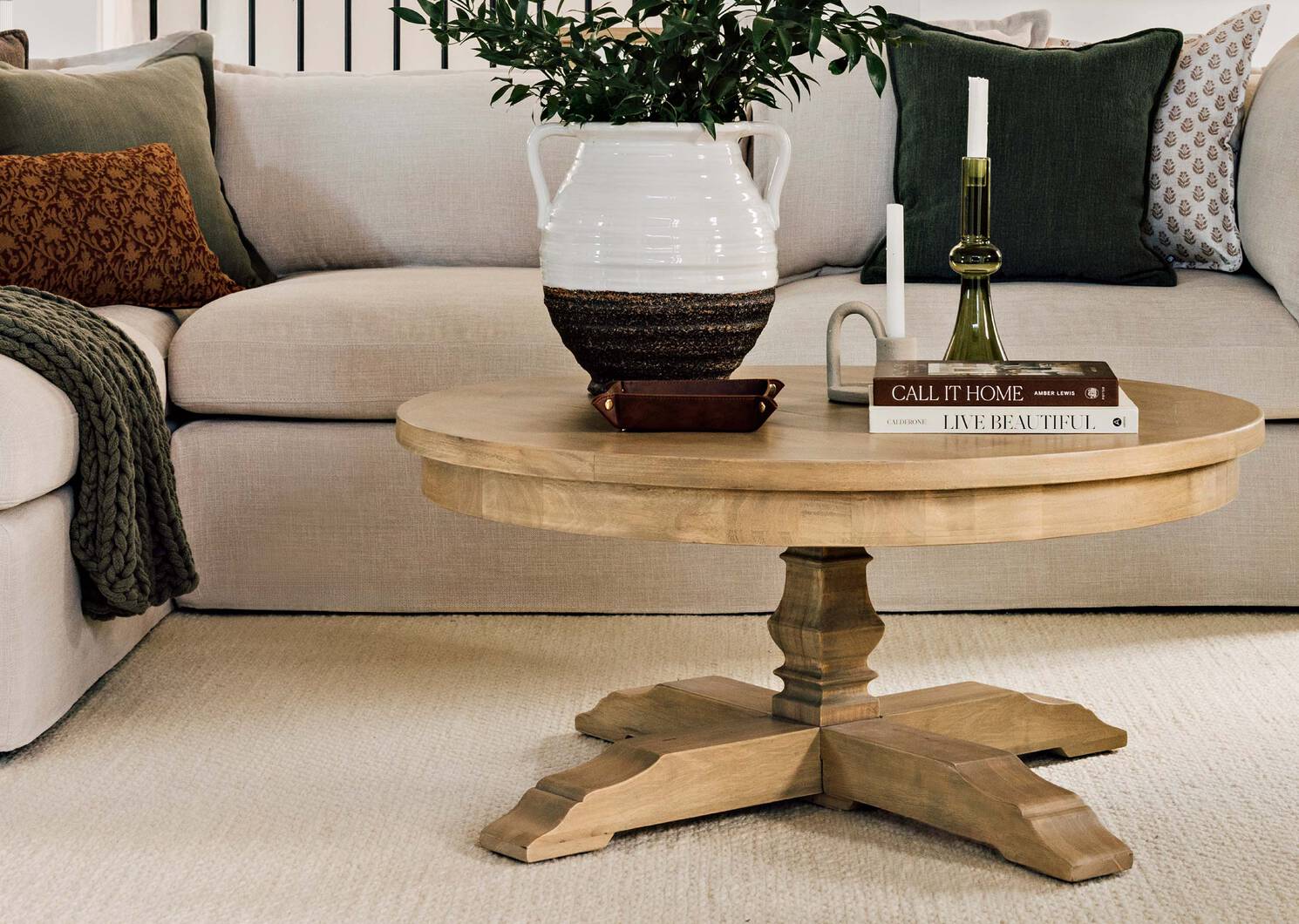 Vide-poche Tessa cognac