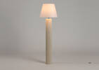 Lampe sur pied Minna ivoire