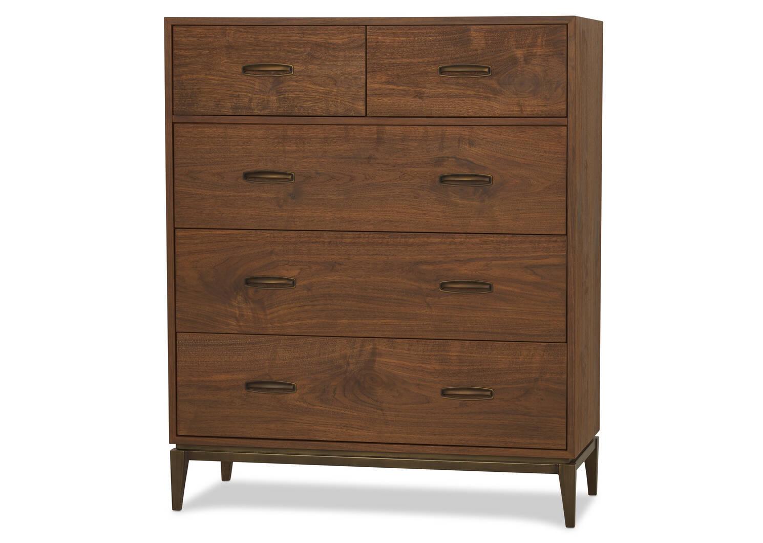 Houston 5 Drawer Chest -Harris Walnut