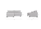 Sibley Sofa Chaise -Dylan Hurricane