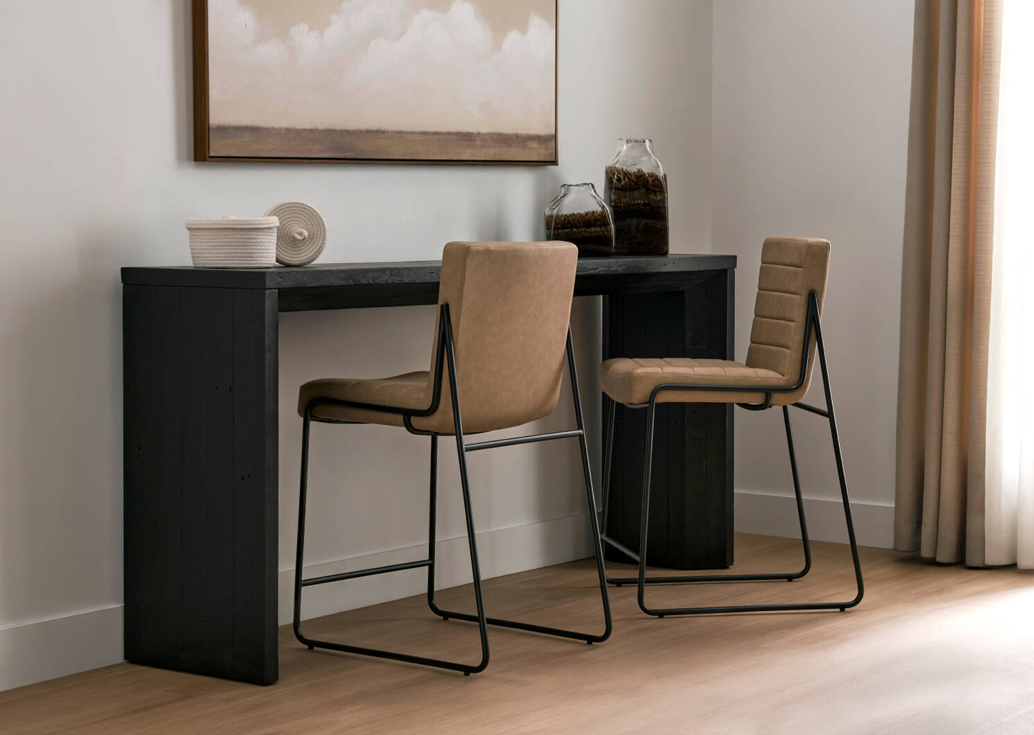 Tabouret Haylin -Neiman parchemin