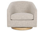 Fauteuil pivotant Caleb -Luly taupe