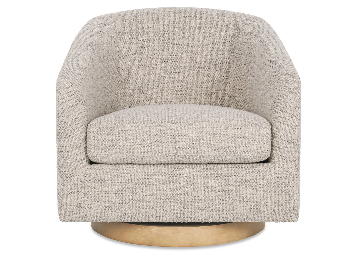 Fauteuil pivotant Caleb -Luly taupe