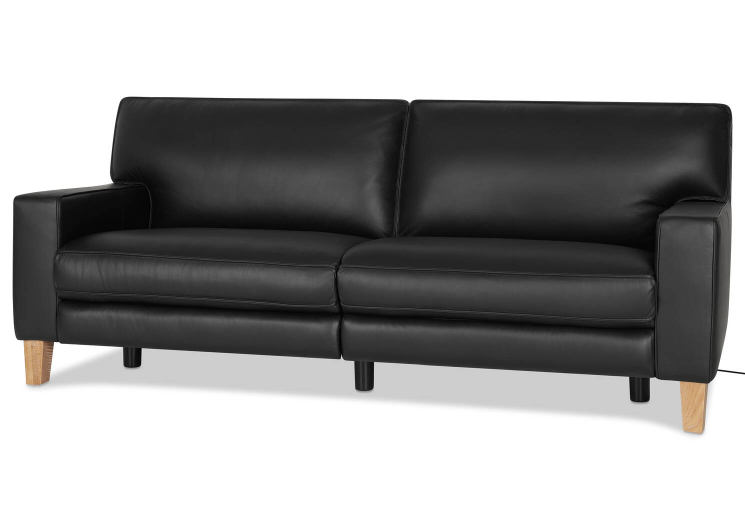 Hardy Leather Relaxer Sofa -Alec Noir