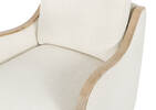 Fauteuil pivotant Olivia -Mel ivoire