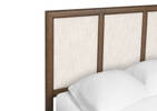 Wickham St Bed -Arwin Br/Yala Tan, QUEEN