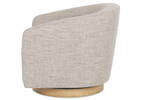 Fauteuil pivotant Caleb -Luly taupe