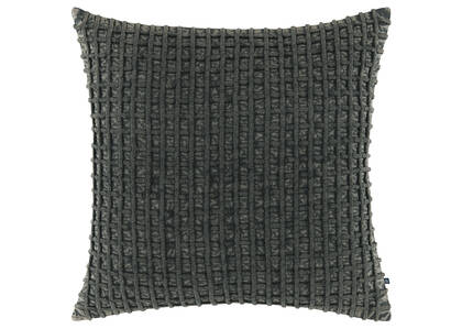 Evaton Cotton Pillow 20x20 Dark Grey