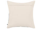 Coussin Evora 20x20 sable/noir