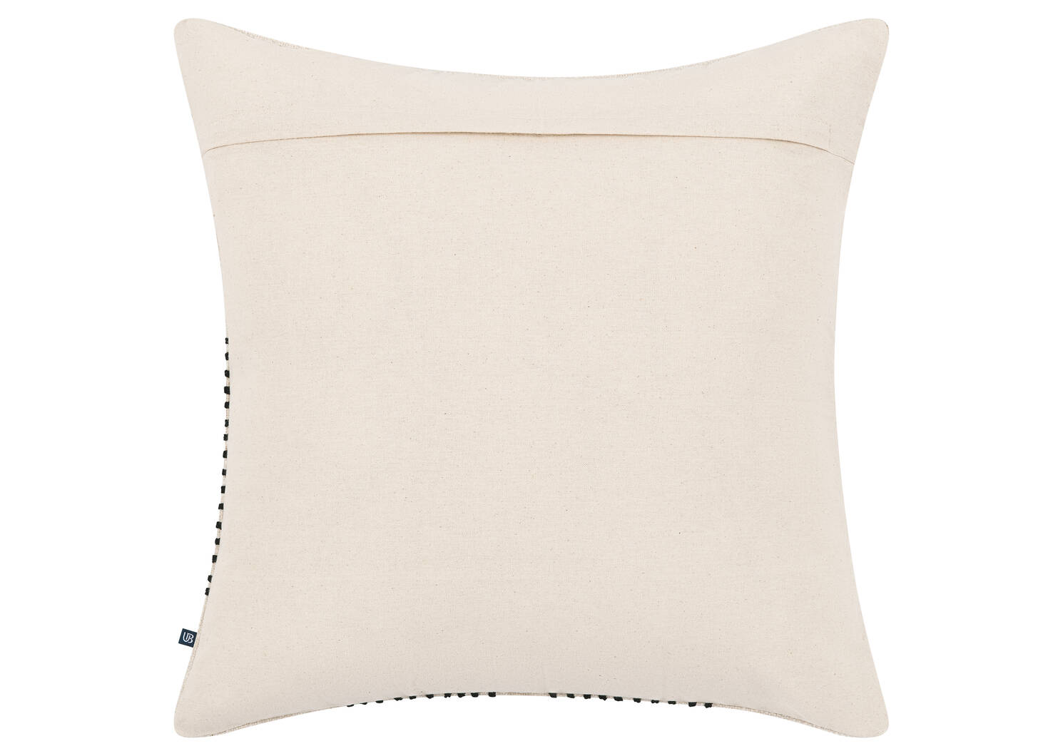 Coussin Evora 20x20 sable/noir