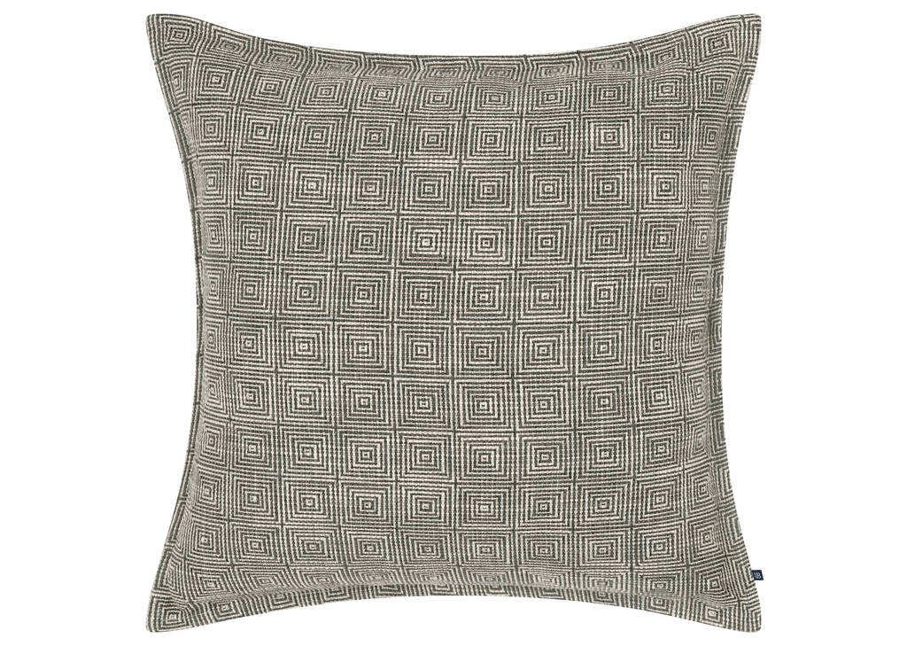 Evon Pillow 20x20 Black/Ivory