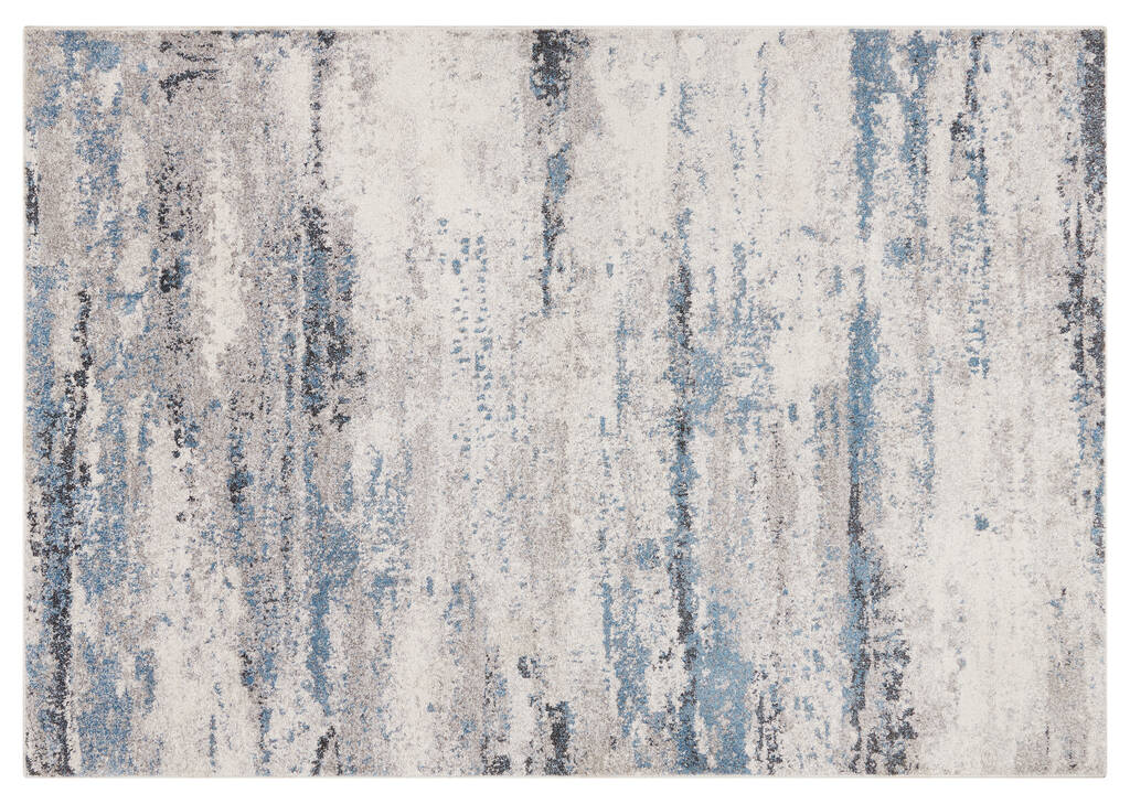 Tapis Rory 63x90 gris/bleu