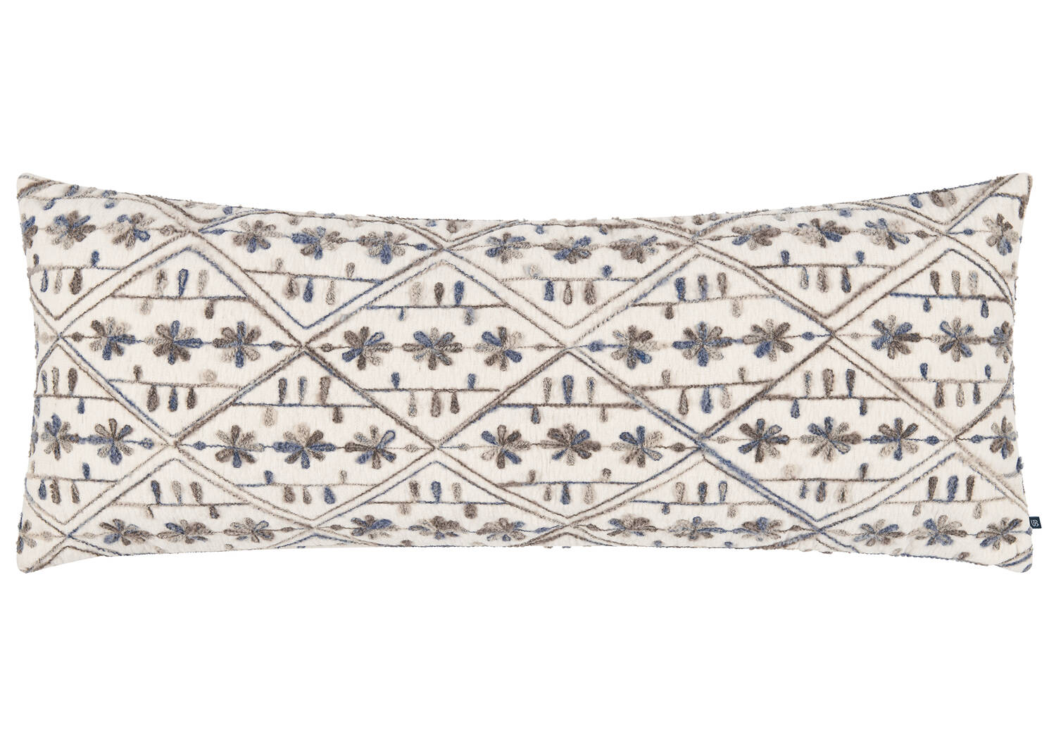 Aliz Embroidered Pillow 14x36 Iv/Multi