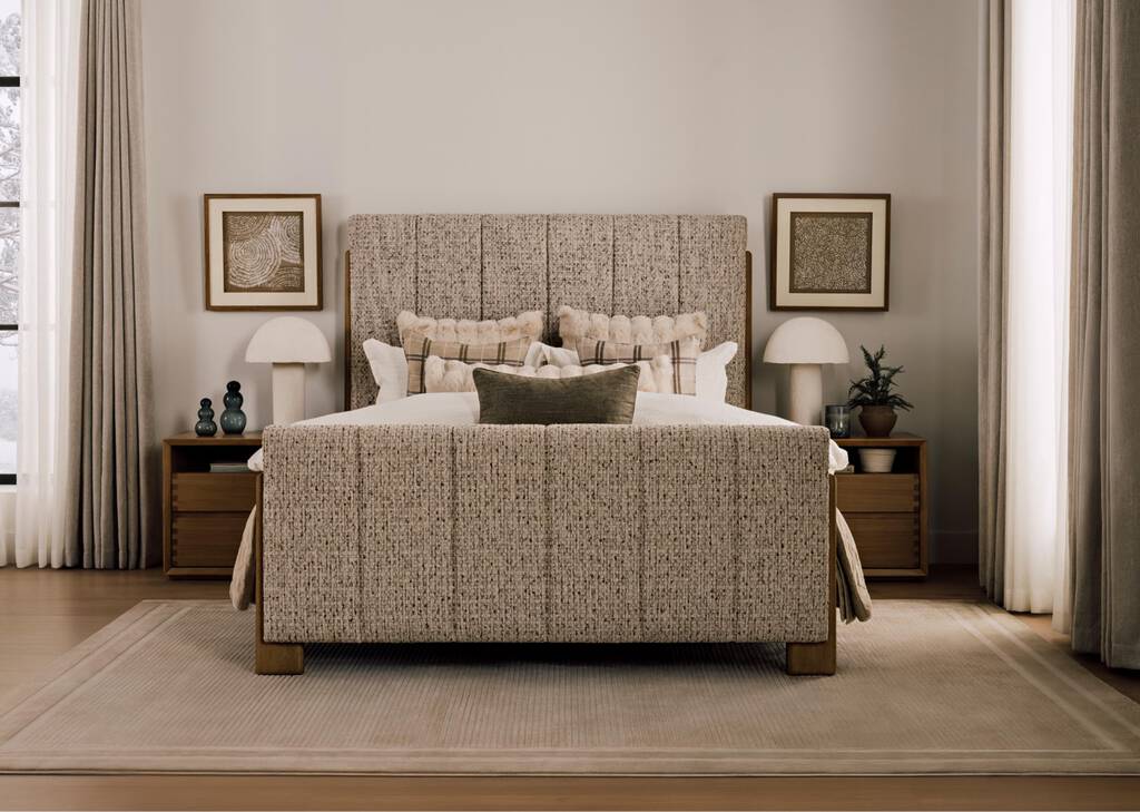 Tr&egrave;s grand lit Finnian -Sia cr&egrave;me