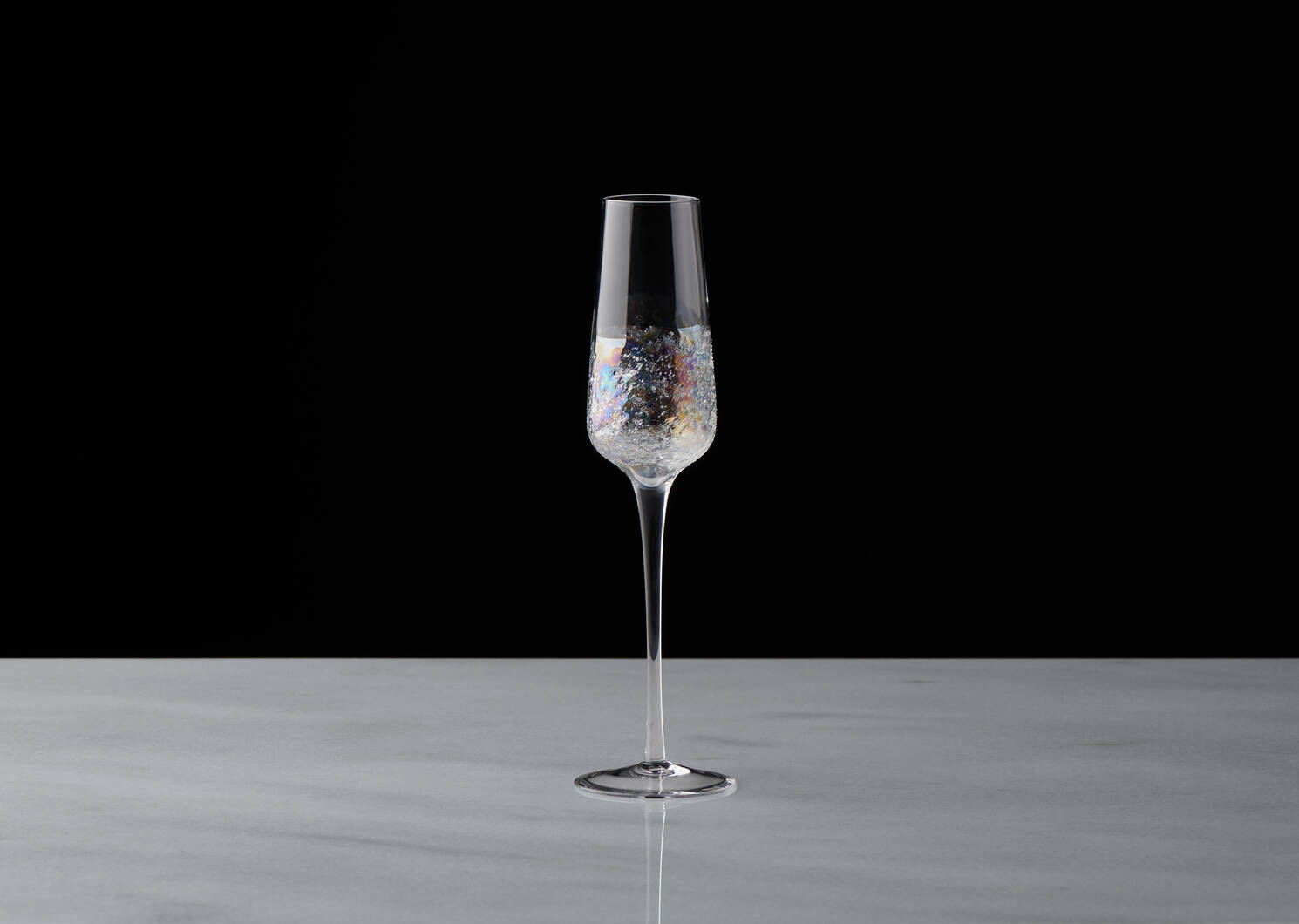 Flûte à champagne Bliss iridescent