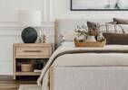 Table de chevet Wallen -Dunn gingembre