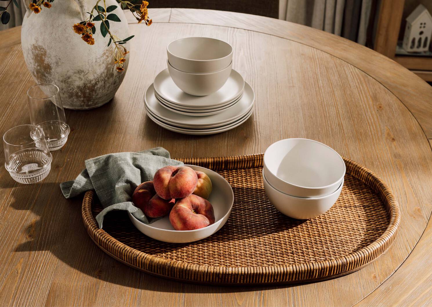Bridgetown Rnd Dining Table -Claire Fawn
