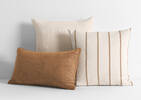 Combo coussins Chic caramel