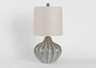 Lampe de table Shelby brune