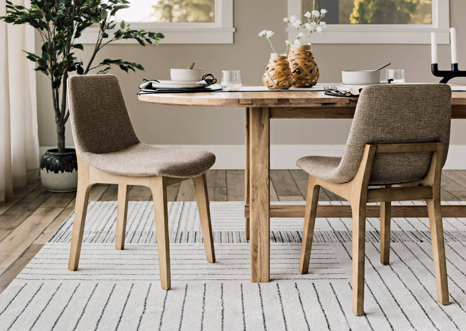 Ortega Dining Chair -Warner Sepia