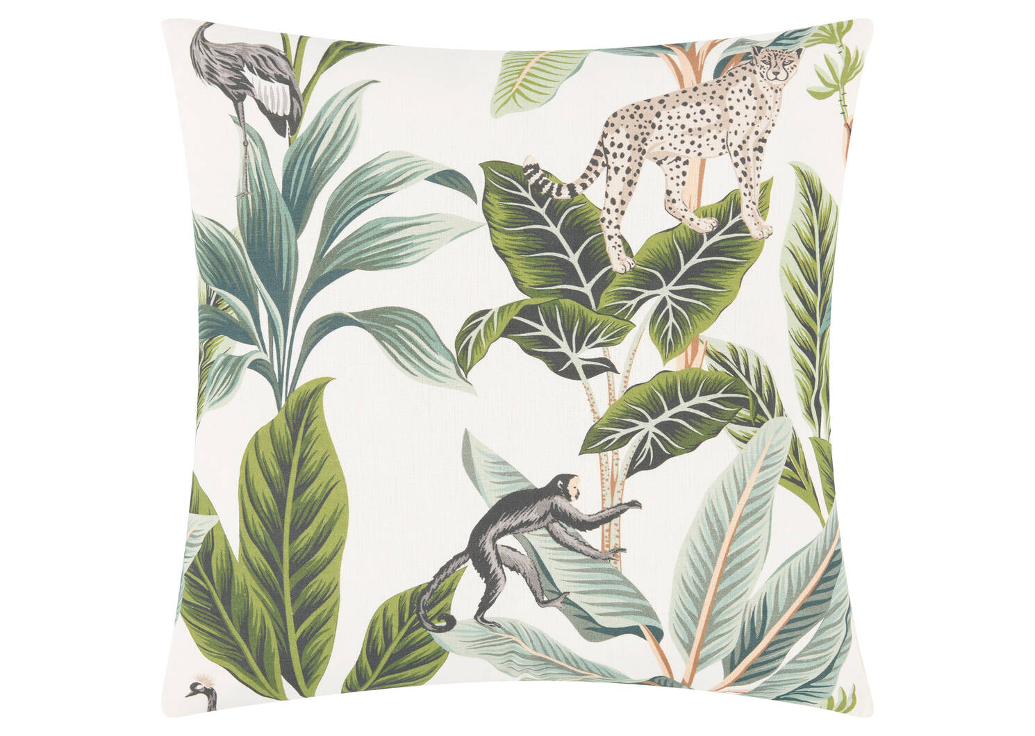 Coussin ext. Diani 21x21 multi/ivoire