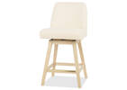 Tabouret pivotant Blair -Elna ivoire