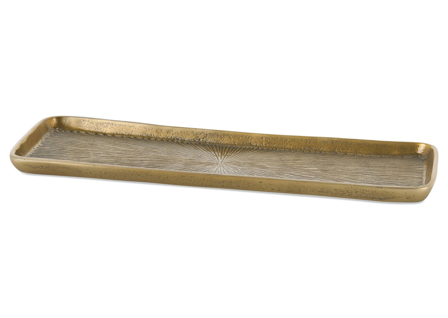 Grand plateau Suranne laiton antique