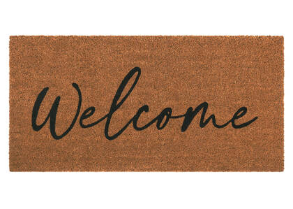 Paillasson Welcome Wishes naturel