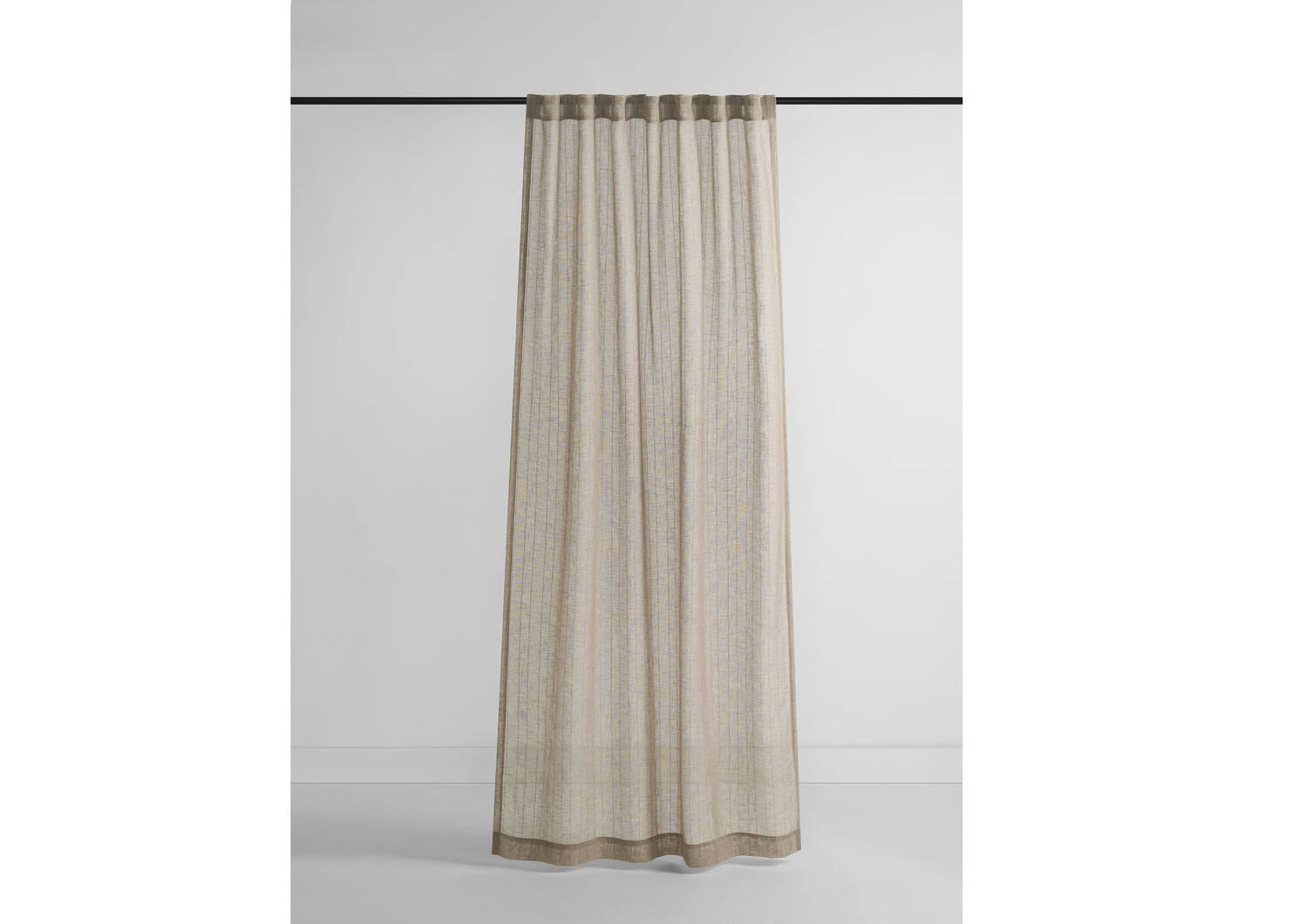 Voilage ray&eacute; Ivan 96 po champignon