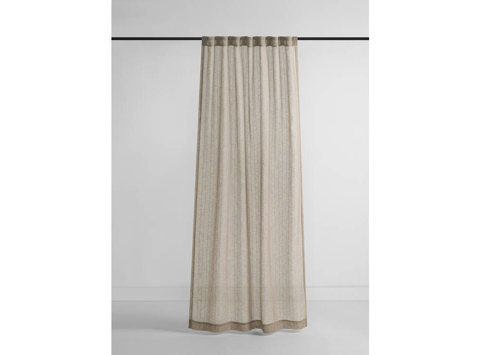 Voilage ray&eacute; Ivan 96 po champignon