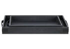 Beckett Wood Tray Large Black