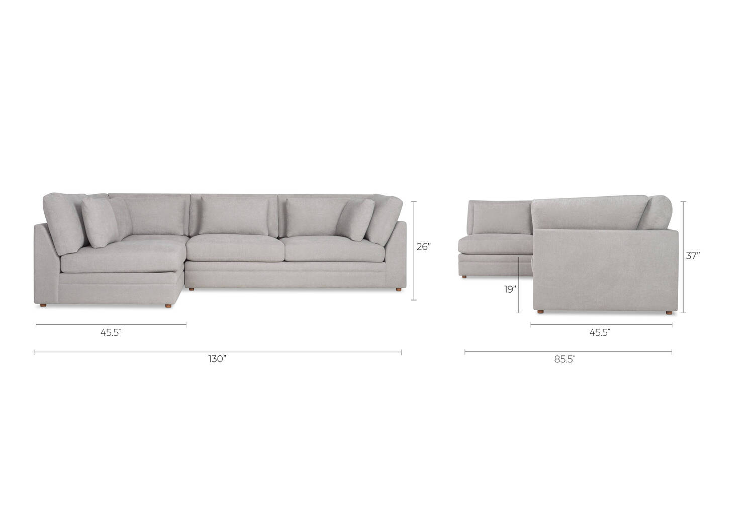 Antonio Sectional -Gilligan Dove, LCF