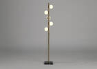 Lampe sur pied à DEL Leary laiton