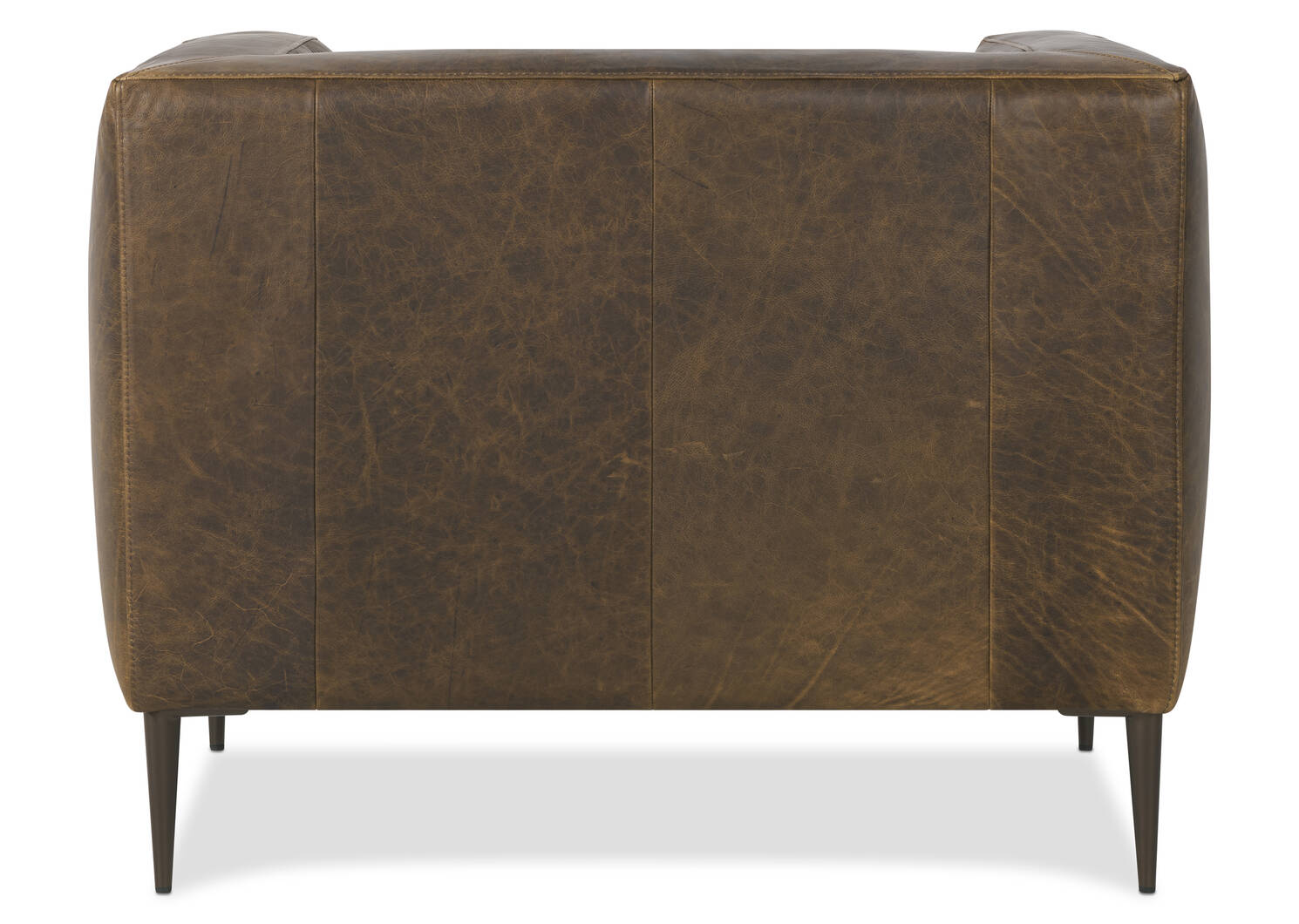 Fauteuil en cuir Marcello -Waco tabac
