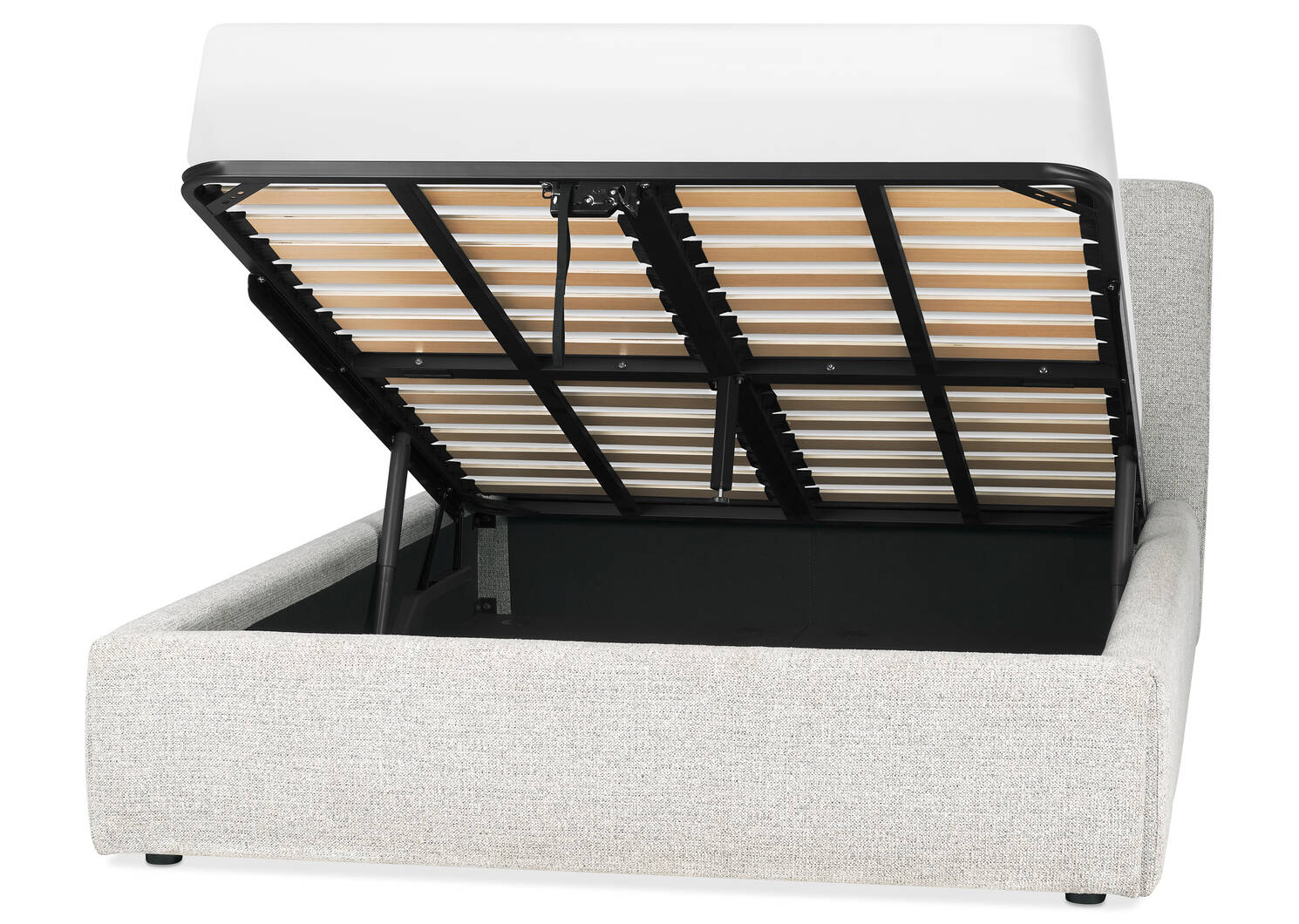 Ewan Storage Bed -Yuri Oyster, QUEEN