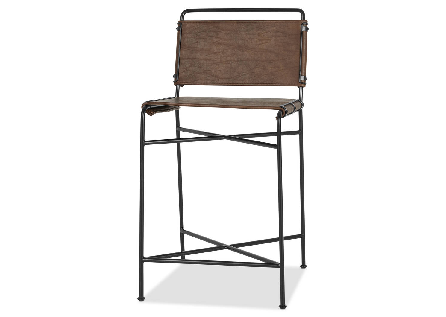 Tabouret Emmory -Como brun