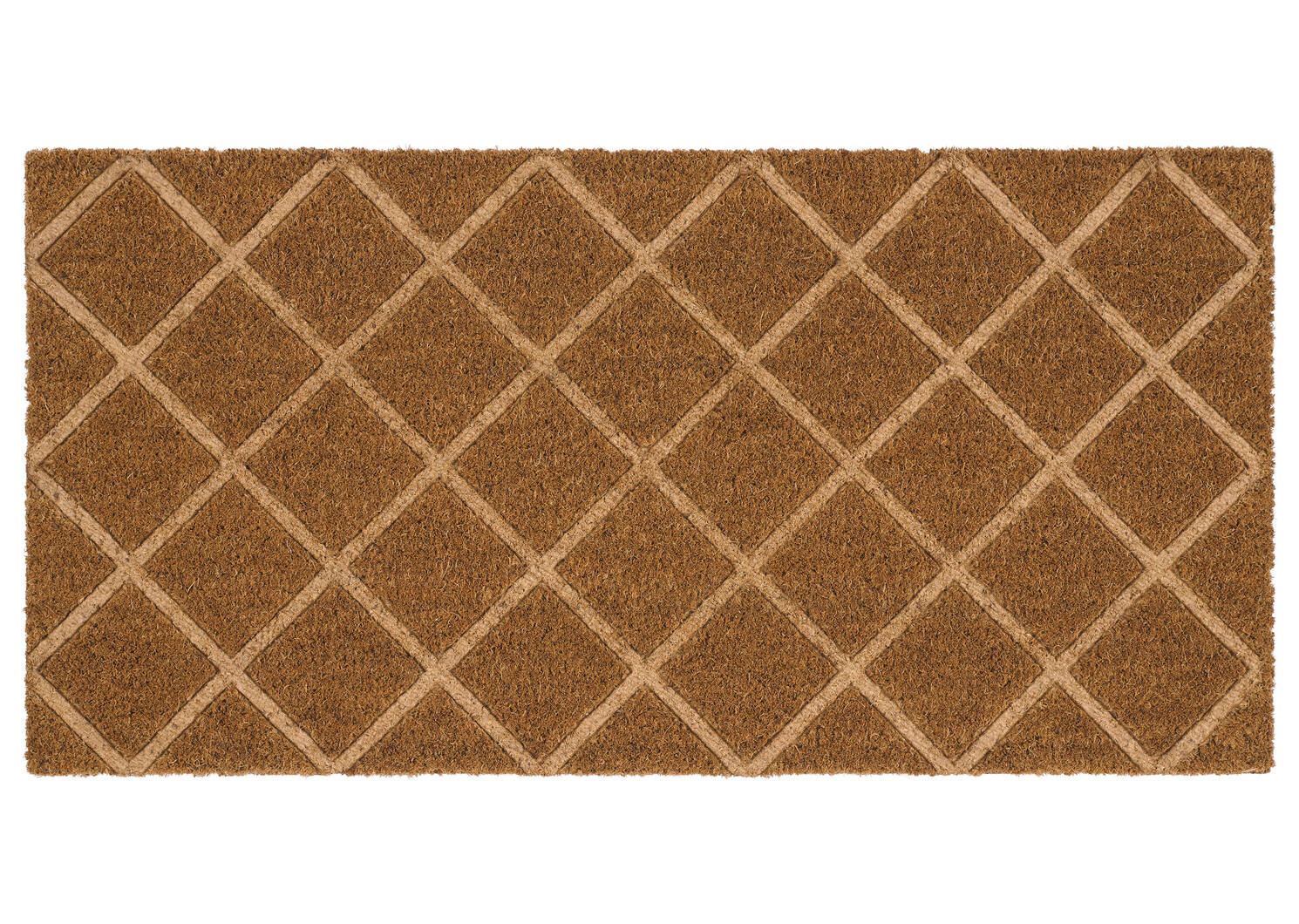 Paillasson Bordered Diamond naturel