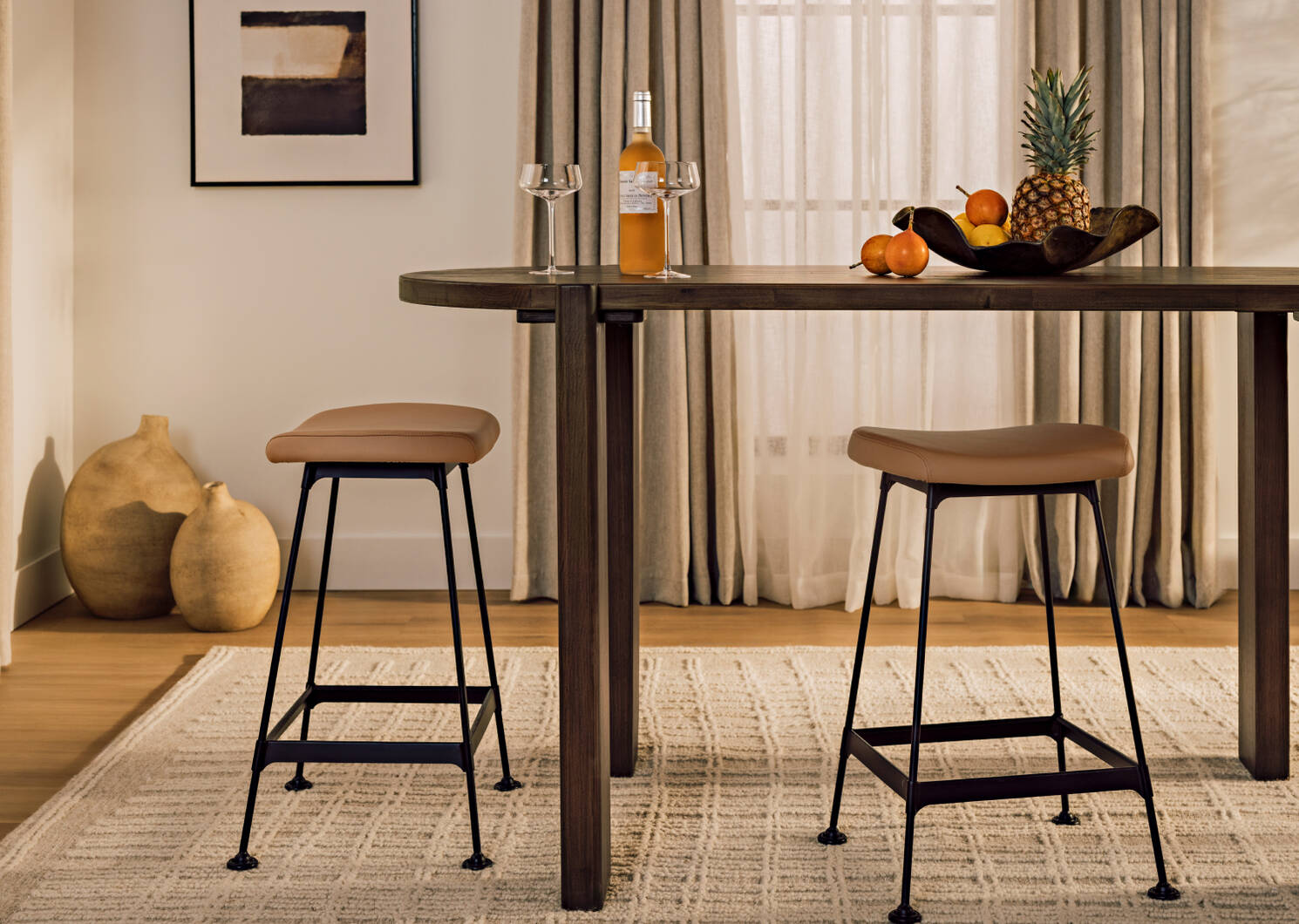 Nolin Counter Stool -Somme Caramel