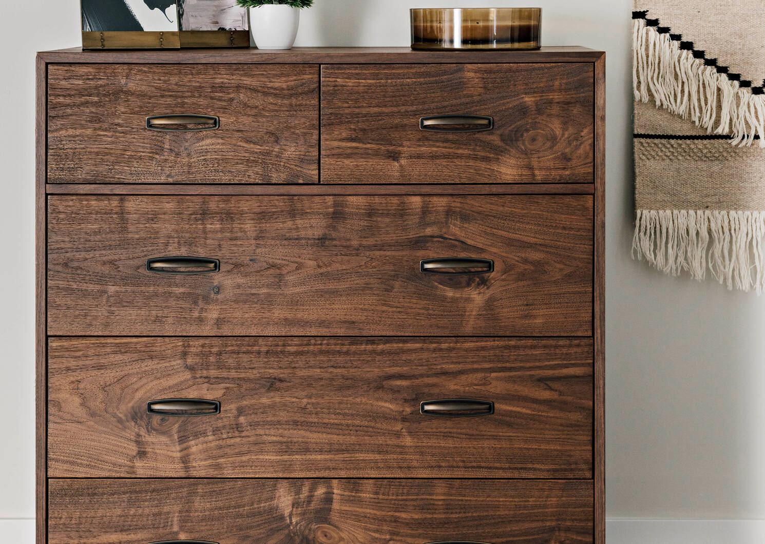 Houston 5 Drawer Chest -Harris Walnut