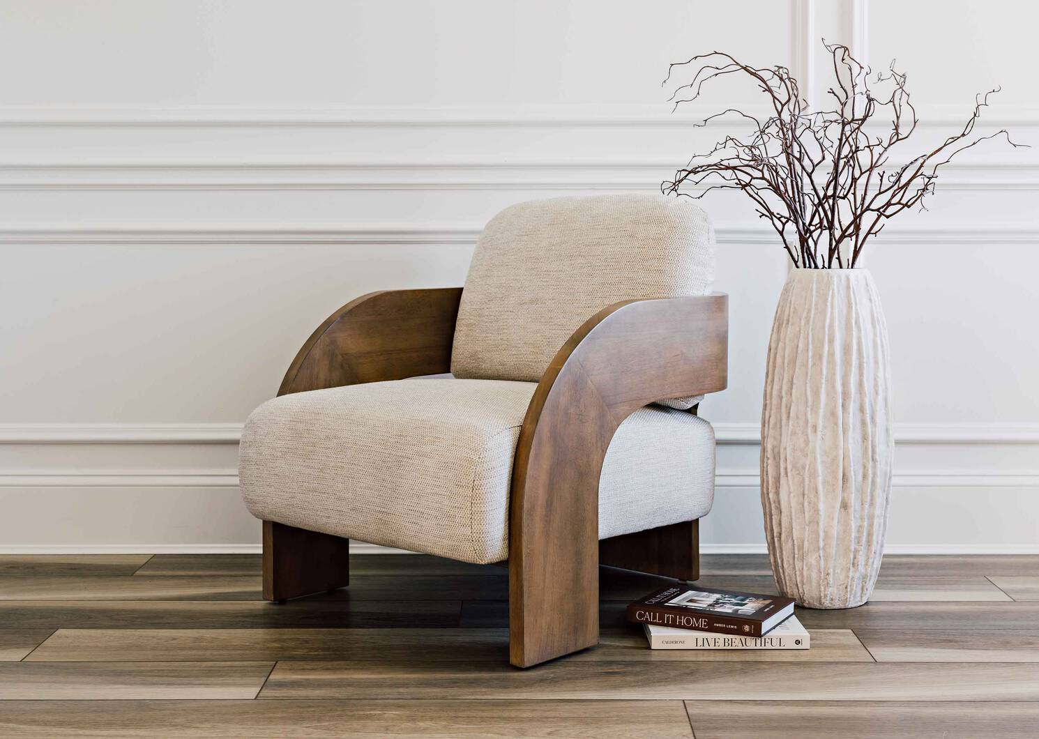 Greta Armchair -Mia Cream